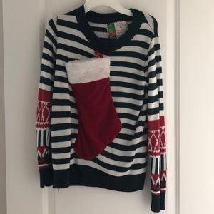 Wine holder ugly Christmas sweater